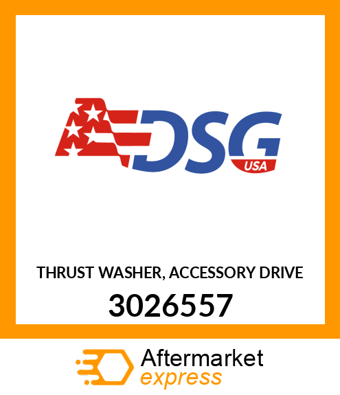 THRUST WASHER, ACCESSORY DRIVE 3026557