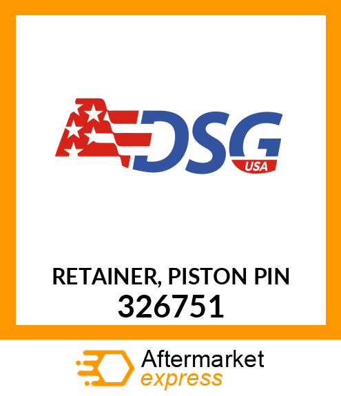 RETAINER, PISTON PIN 326751