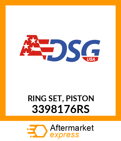 RING SET, PISTON 3398176RS