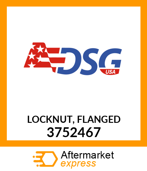 LOCKNUT, FLANGED 3752467