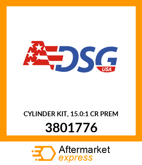 CYLINDER KIT, 15.0:1 CR PREM 3801776