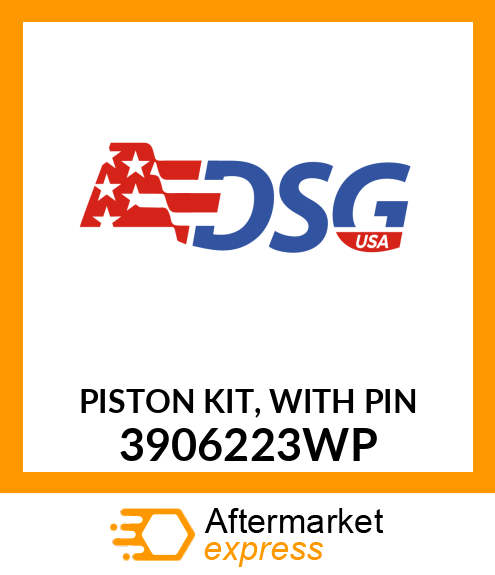 PISTON KIT, WITH PIN 3906223WP