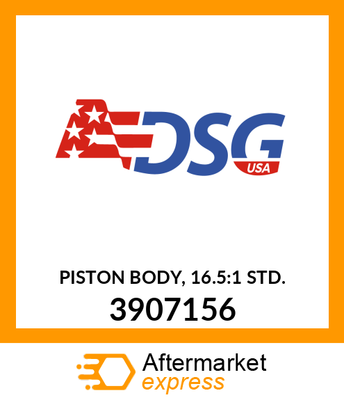 PISTON BODY, 16.5:1 STD. 3907156