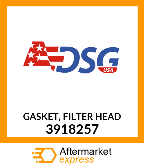 GASKET, FILTER HEAD 3918257