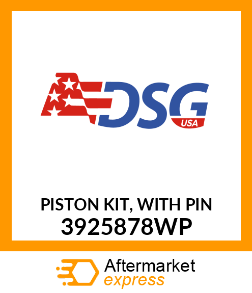 PISTON KIT, WITH PIN 3925878WP