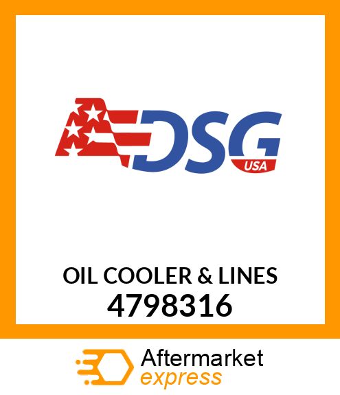 OIL COOLER & LINES 4798316