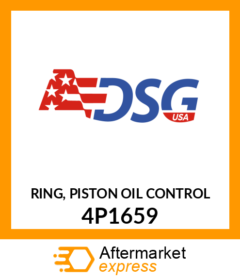 RING, PISTON OIL CONTROL 4P1659