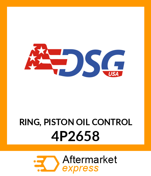 RING, PISTON OIL CONTROL 4P2658