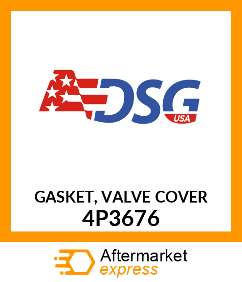 GASKET, VALVE COVER 4P3676