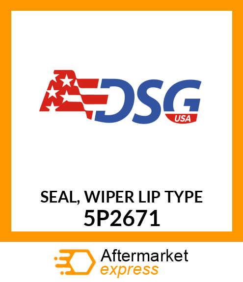 SEAL, WIPER LIP TYPE 5P2671