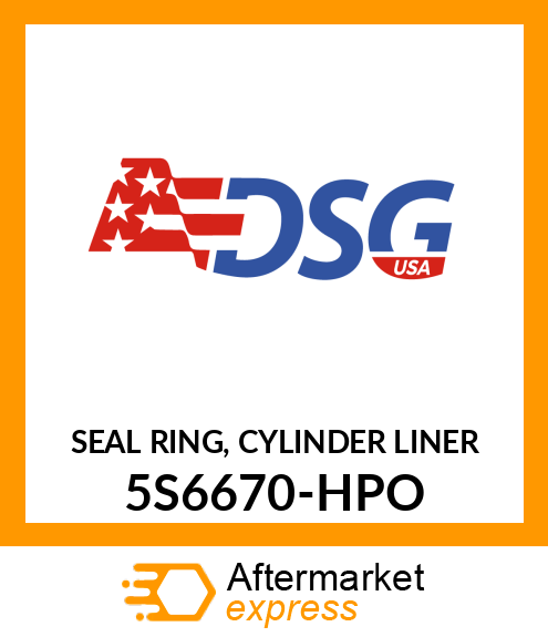 SEAL RING, CYLINDER LINER 5S6670-HPO