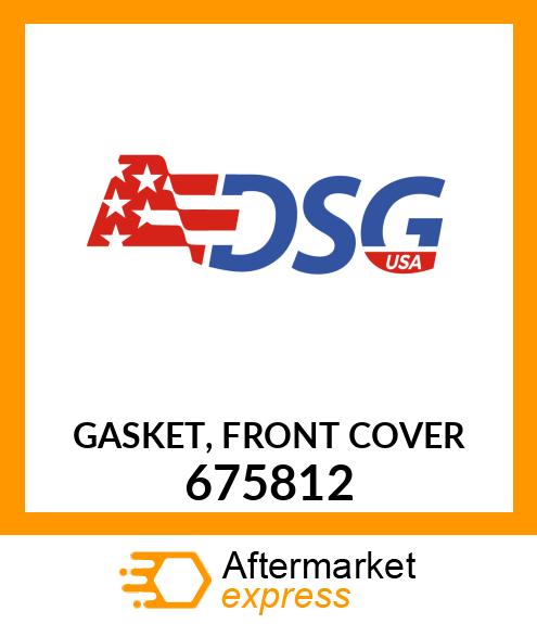 GASKET, FRONT COVER 675812