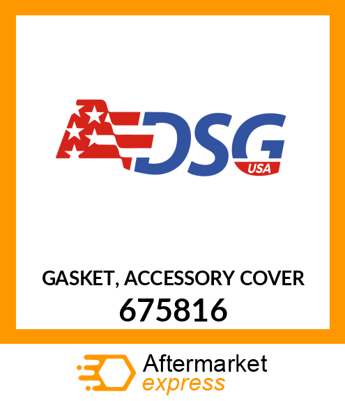 GASKET, ACCESSORY COVER 675816