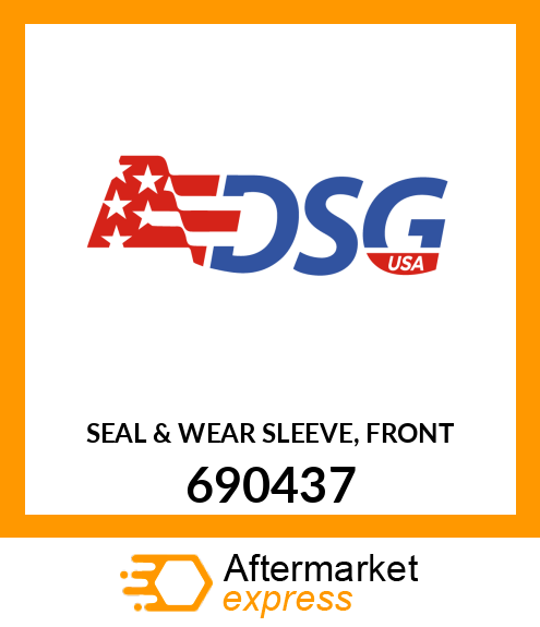 SEAL & WEAR SLEEVE, FRONT 690437