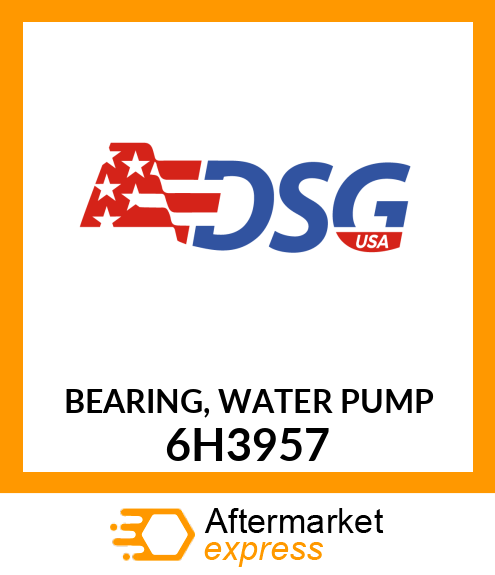 BEARING, WATER PUMP 6H3957