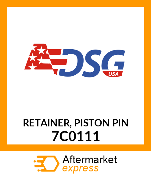 RETAINER, PISTON PIN 7C0111