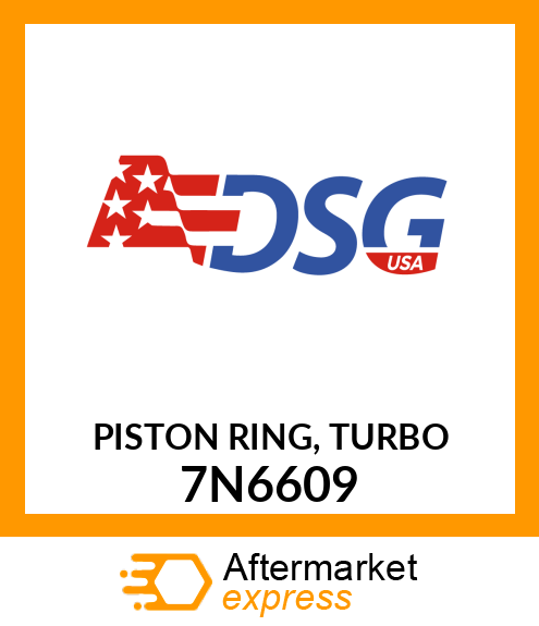 PISTON RING, TURBO 7N6609