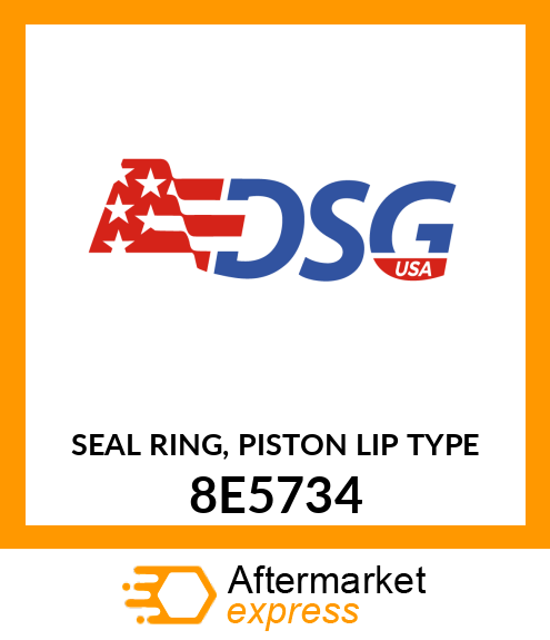 SEAL RING, PISTON LIP TYPE 8E5734