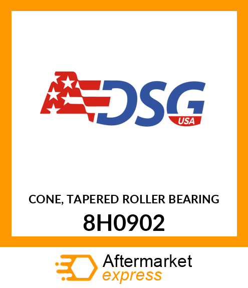 CONE, TAPERED ROLLER BEARING 8H0902