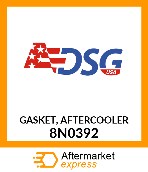 GASKET, AFTERCOOLER 8N0392