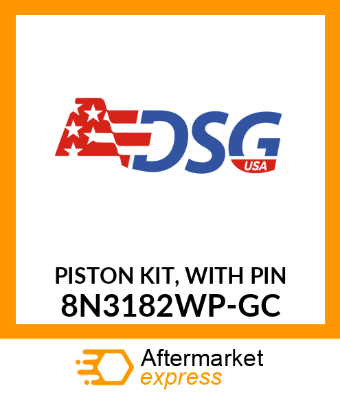 PISTON KIT, WITH PIN 8N3182WP-GC