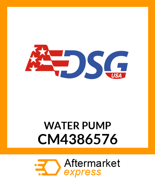 WATER PUMP CM4386576