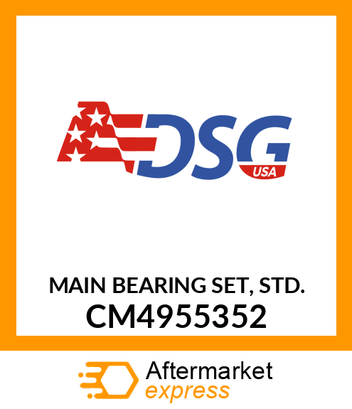 MAIN BEARING SET, STD. CM4955352