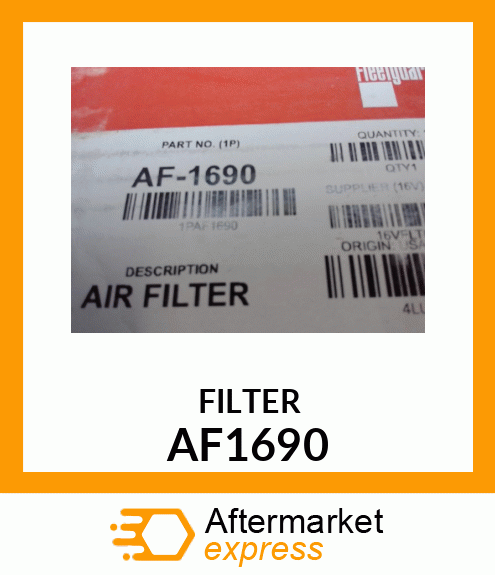 Spare part AF1690 + FILTER