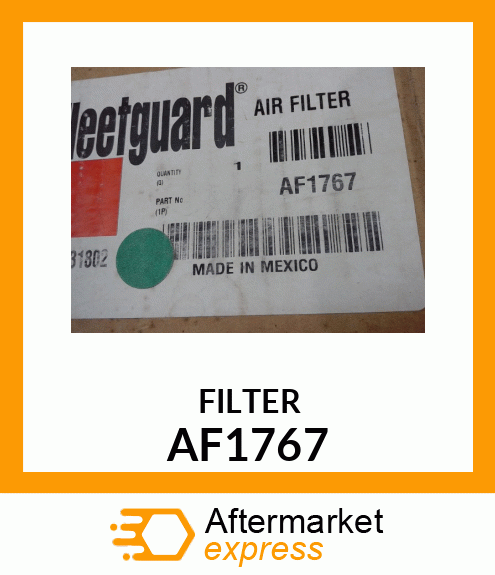 Spare part AF1767 + FILTER