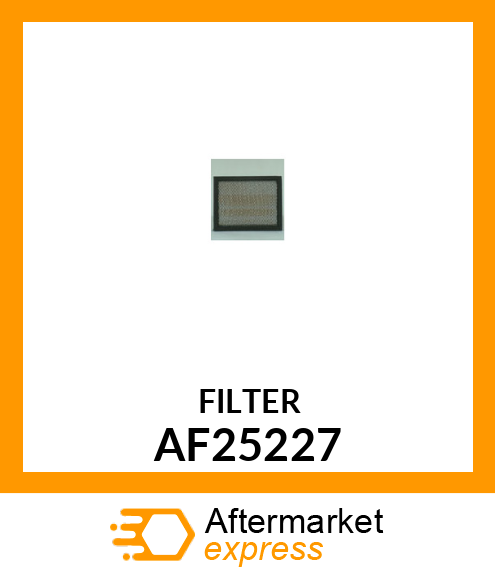 Spare part AF25227 + FILTER