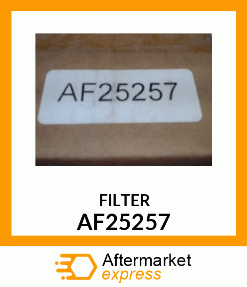 Spare part AF25257 + FILTER