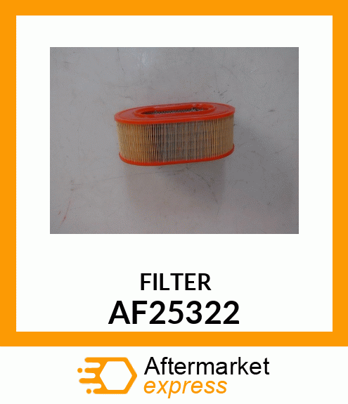 Spare part AF25322 + FILTER