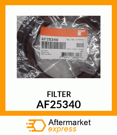 Spare part AF25340 + FILTER