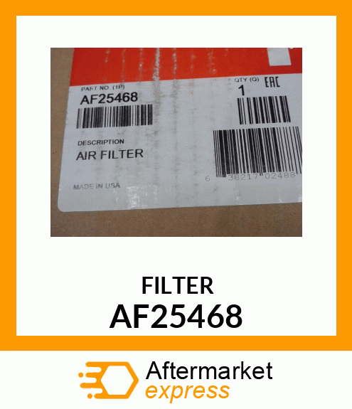 Spare part AF25468 + FILTER