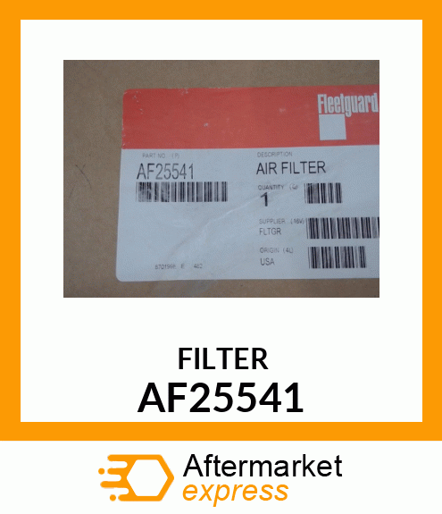 Spare part AF25541 + FILTER