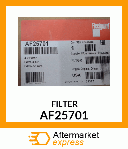 FILTER AF25701