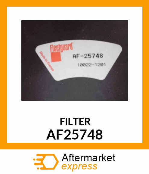 Spare part AF25748 + FILTER