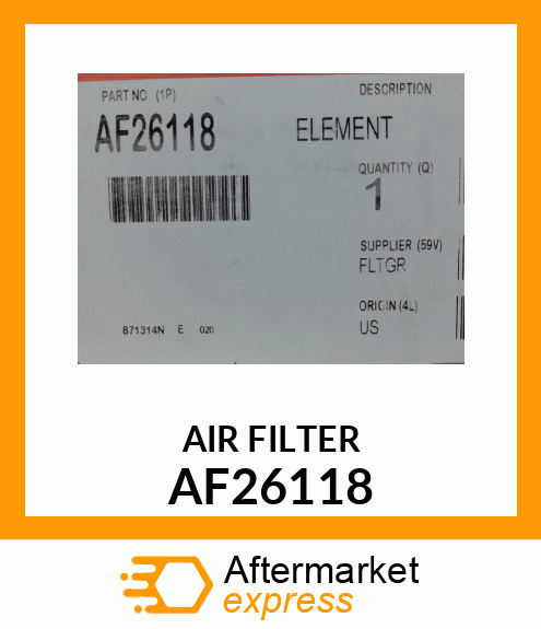 FILTER AF26118