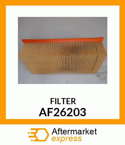 Spare part AF26203 + FILTER