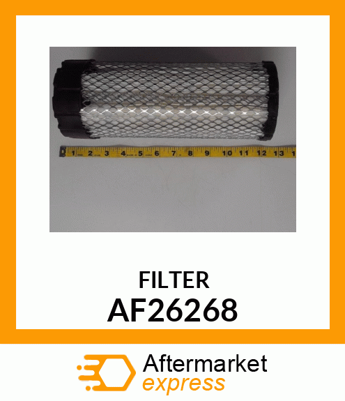 Spare part AF26268 + FILTER