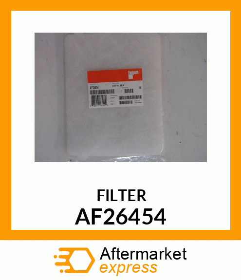 Spare part AF26454 + FILTER