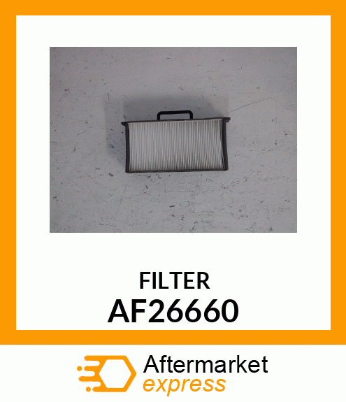 Spare part AF26660 + FLTR