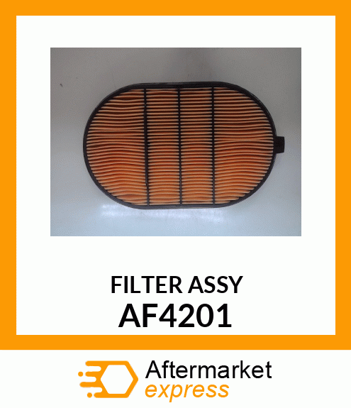 Spare part AF4201 + FILTER ASSY