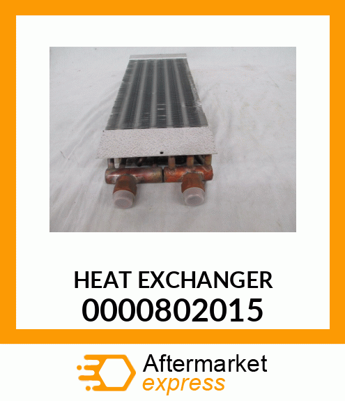 Spare part 0000802015 + HEAT_EXCHANGER_