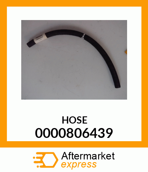 Spare part 0000806439 + HOSE