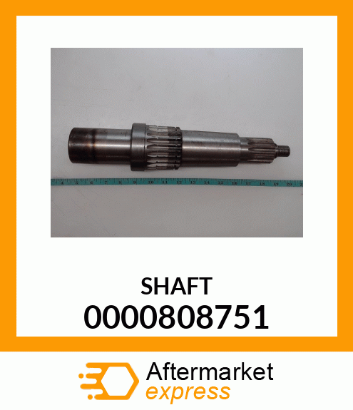 Spare part 0000808751 + SHAFT