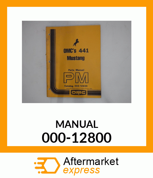 Spare part 000-12800 + MANUAL