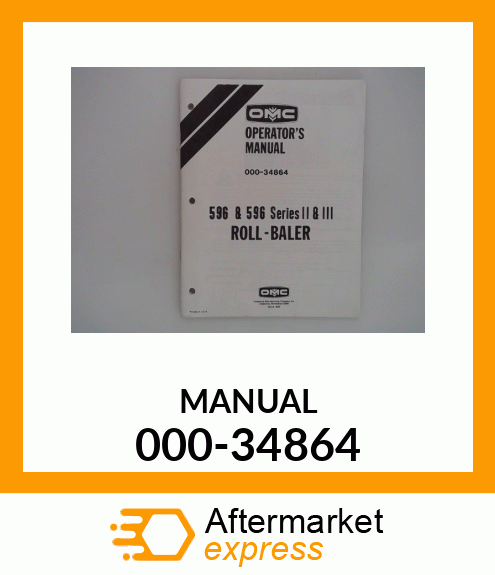 Spare part 000-34864 + MANUAL