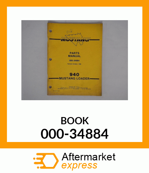 Spare part 000-34884 + BOOK