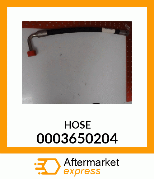 Spare part 0003650204 + HOSE